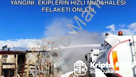 Kütahya Seyitömer’de Korkutan Ahır Yangını: Ekiplerin Hızlı Müdahalesi Felaketi Önledi