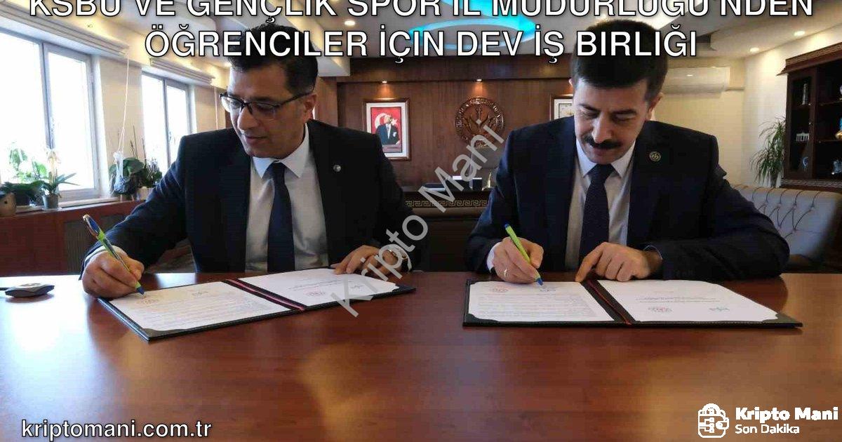 "KSBÜ ve Gençlik Spor İl Müdürlüğü'nden Öğrenciler İçin Dev İş Birliği" başlıklı haber için fotoreal