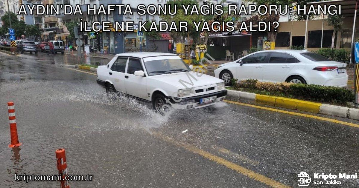 "Aydın'da Hafta Sonu Yağış Raporu: Hangi İlçe Ne Kadar Yağış Aldı?" başlıklı haber için fotorealisti