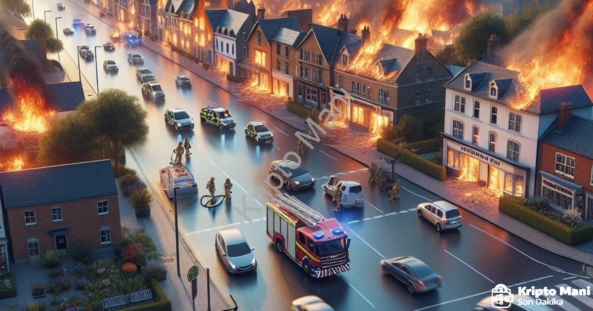 "Aydın’da Korkutan Yangın: Vatandaşların Dikkati Felaketi Önledi" başlıklı haber için fotorealistik,