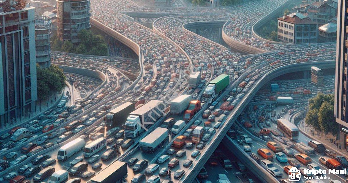 "Kütahya'da Araç Sayısı Rekor Kırdı: Merkez Nüfusu Geride Kaldı" başlıklı haber için fotorealistik,