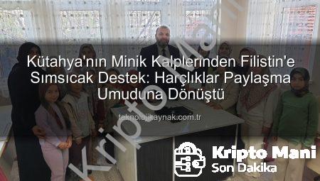 Kütahya’nın Minik Kalplerinden Filistin’e Sıcak Dokunuş: Kur’an Kursu Öğrencilerinden Anlamlı Bağış