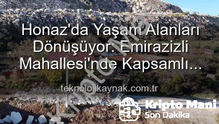 Honaz’da Kentsel Dönüşüm Sürüyor: Emirazizli Mahallesi’ne Estetik Dokunuş!