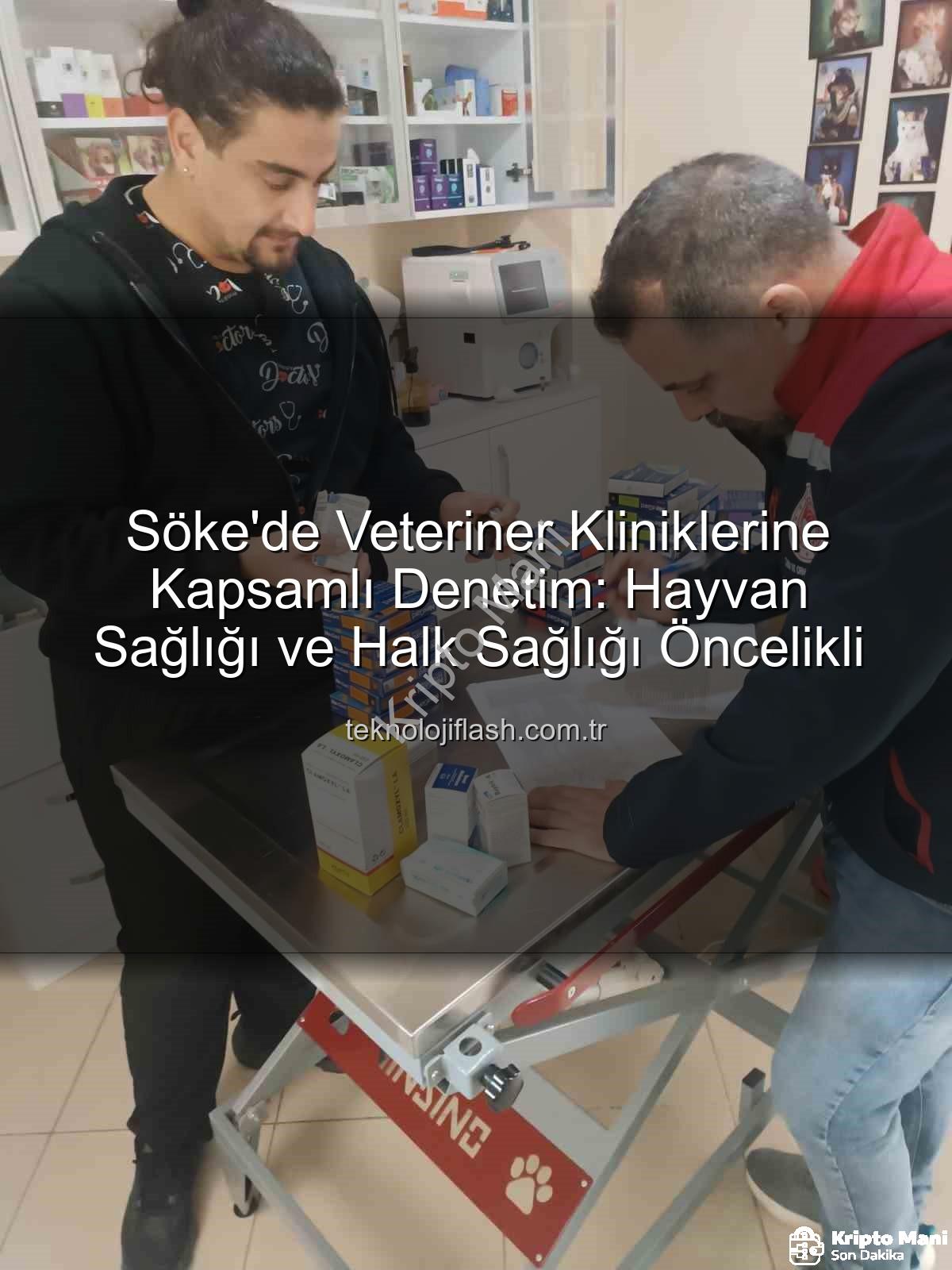 veteriner klinik denetimi - Söke'de Veteriner Kliniklerine Kapsamlı Denetim: Hayvan Sağlığı ve Halk Sağlığı İçin Önemli Adımlar