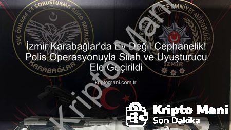 İzmir Karabağlar’da Ev Değil Cephanelik! Polis Operasyonuyla Silah ve Uyuşturucu Ele Geçirildi