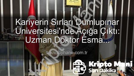 Kütahya Dumlupınar Üniversitesi’nden İlham Veren Kariyer Söyleşisi: Uzman Doktor Esma Bilgili Öğrencilerle Buluştu