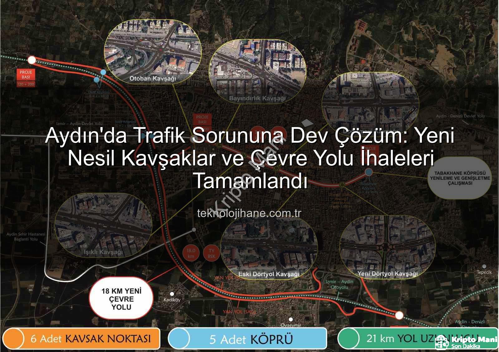 Yeni Dörtyol Kavşağı - Aydın'da Trafik Devrimi Başlıyor: Yeni Dörtyol Köprülü Kavşağı ve Çevre Yolu İhaleleri Tamamlandı